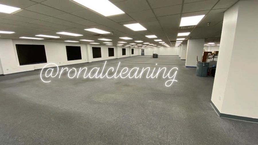 Commercial room cleaning work by Ronal Professional Cleaning Services